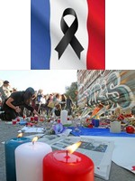 Hommage aux victimes des attentats du vendredi 13 novembre  Paris