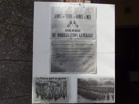 violaines centenaire de la dclaration de guerre de l'Allemagne  la France le 3 Aout 1914